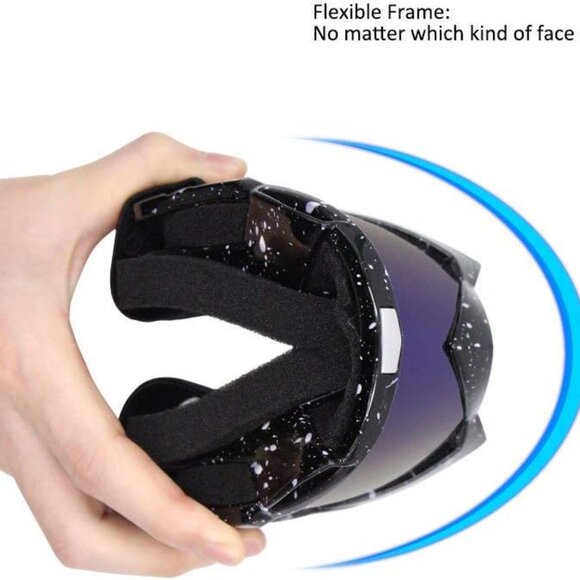 Motorcycle Goggles Dirt Bike Goggles Motocross Goggles Windproof ATV Goggles Dus - Picture 10 of 10